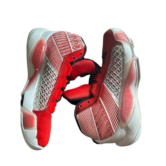 Nike Sneakers 5Y Red Air Jordan Lace Up Hi Top Athletic Basketball Sporty Active - Picture 13 of 16